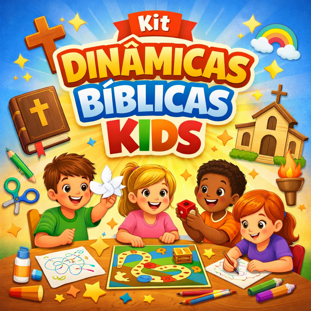 Kit Dinâmicas Bíblicas Kids